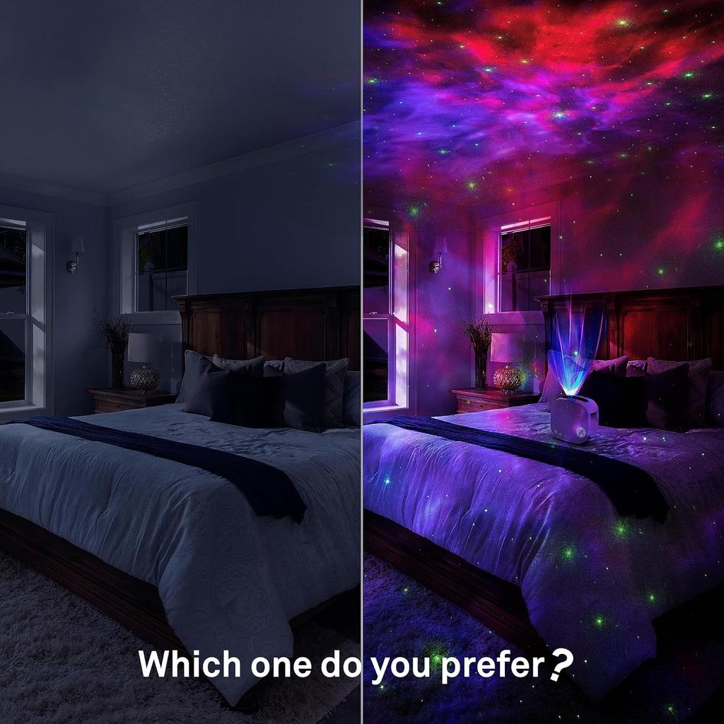 Galaxy Projector,Night Light Star Projector with Bluetooth Speaker, Remot Control LED Nebula Cloud Gift for Kids Room Bedroom Decor, Accompany,Night