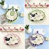 Cute Cartoon Sheep Microfiber Hand Towel Super Absorbent Soft Hanging Loop For Kitchen Bathroom Daily Use