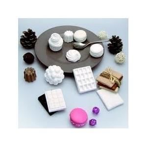 Plâtre à Décorer - DTM - Petit Beurre - 4,5 x 5,5 cm - Blanc - Mixte