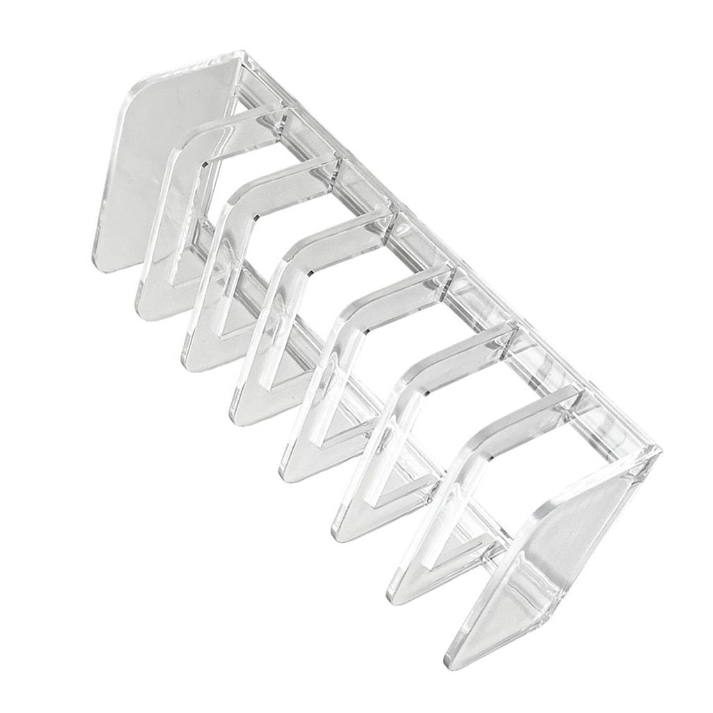 Eyeshadow Palette Organizer 7 Section Divided Clear Acrylic Makeup Palette Organizer for Bathroom