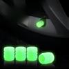 8 Luminous Valve Caps | Nighttime Tire Decoration Suitable for Cars Motorcycles and Bicycles Safety and Eye-catching Accessories