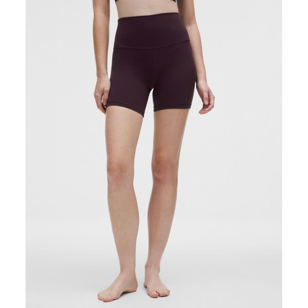 Lululemon Align  High Rise Short 6  Black Plum