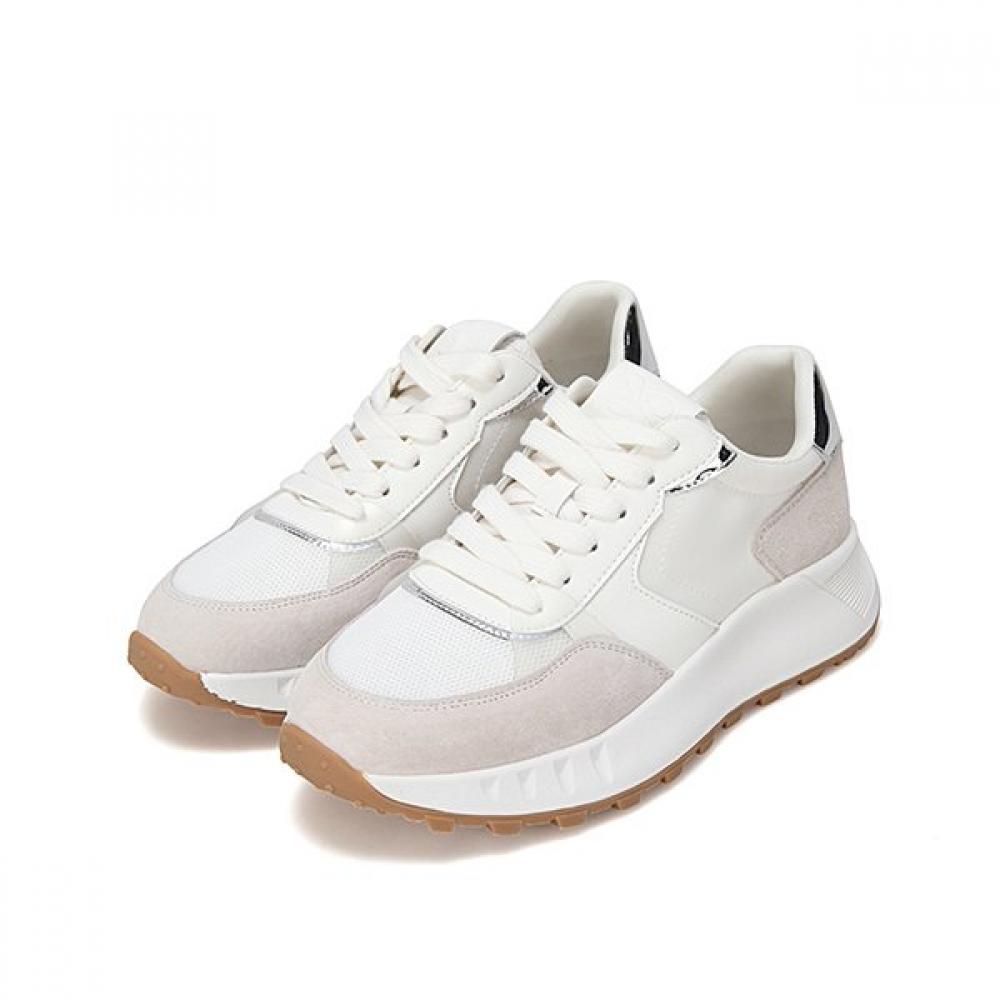 Barbara Leather Platform Daily Women S SneakerS 4cm bbh169Si 225mm