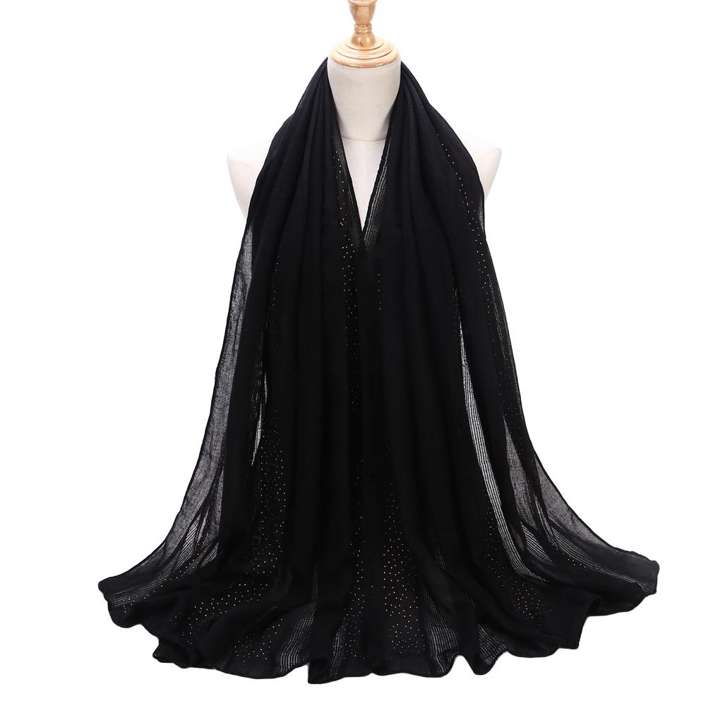 

90x180cm Shining Linen Hijab, scarf Shawl for Women 90*180cm