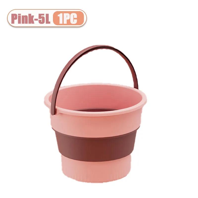 

1-2 шт. 8/13 л Многоцелевое складное рыболовное ведро Ведро для воды Прочное портативное ручное ведро с крышкой для кемпинга на открытом воздухе