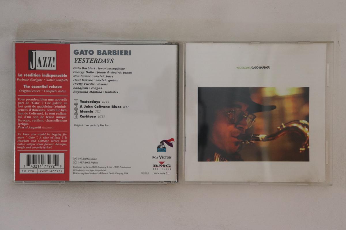 

CD GATO BARBIERI - Yesterdays 74321477972 RCA VICTOR 1997 France Jazz Used