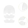 Table Tennis Racket Rubber Placement Tool Alignment Guide, Transparent