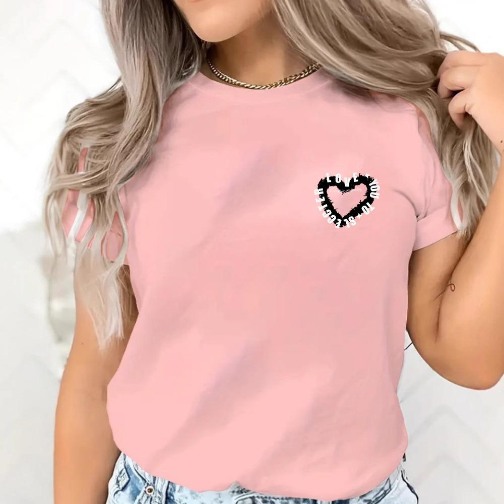 

Летняя женская футболка с коротким рукавом, узорчатый принт, модная повседневная круглая горловина, удобная женская футболка с коротким рукавом 6XL