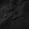 Plus Size 5XL-12XL Autumn Waterproof Trench Coat for Men Oversize Windbreaker Hooded Casual Men's Black Jackets