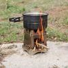 Lixada Compact Folding Wood Stove for Outdoor Camping Cooking Picnic
