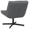 Swivel Chair Gray 63 x 75 x 76 cm PU