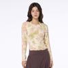OZEZ Ozts1234 Tie-Dye Rayon Long Sleeve Tee - Pastel Mix