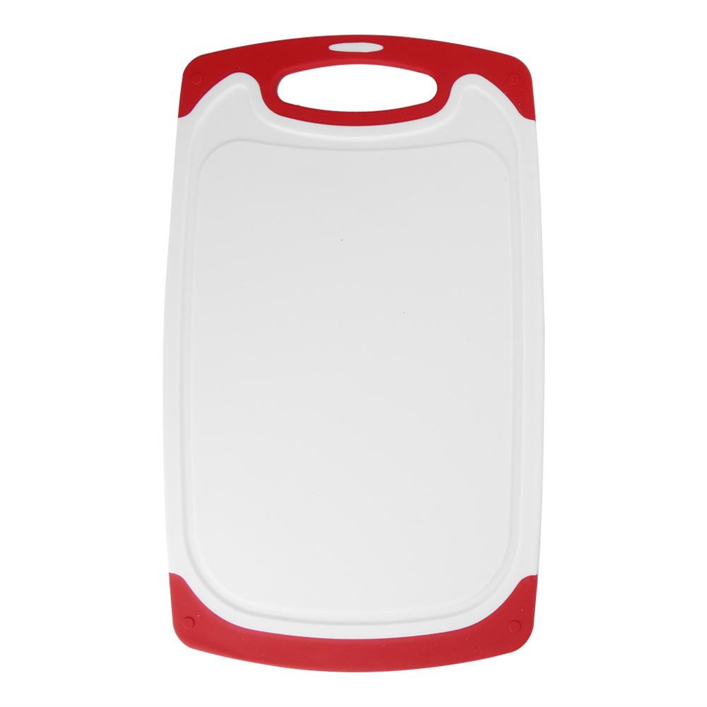 3 szt. Trwałe, antypoślizgowe deski do krojenia owoców i warzyw do użytku domowego kuchennego(Czerwony )