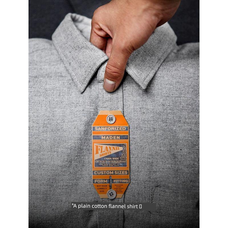 Madden Casual Flannel Business Commute Long Sleeve Tooling