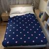 Coperta in Flanella Blu Navy con Stelle Rosa Calda Morbida Halloween Natale Divano Caldo Accogliente Decorazione Decorativa Regalo Per Tutte le Stagioni