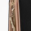 JILL STUART JSLW4CS1 Misty Bi-Fold Clasp Wallet Cowhide Leather Ribbon Motif Grosgrain Hardware Compact Women's Purse