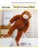 Cross-Border Plush Gorilla Doll - Realistic Monkey Design with Velcro Hands and Feet