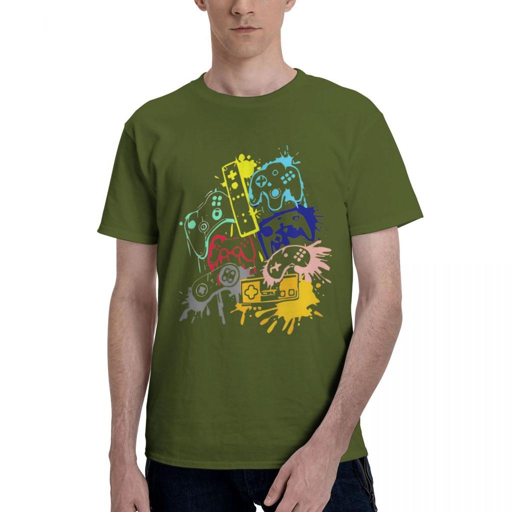With Vibrant Retro Gaming 100 Cotton Casual Breathable Confortable Man Funny Ugus TShirts Mens Gifts