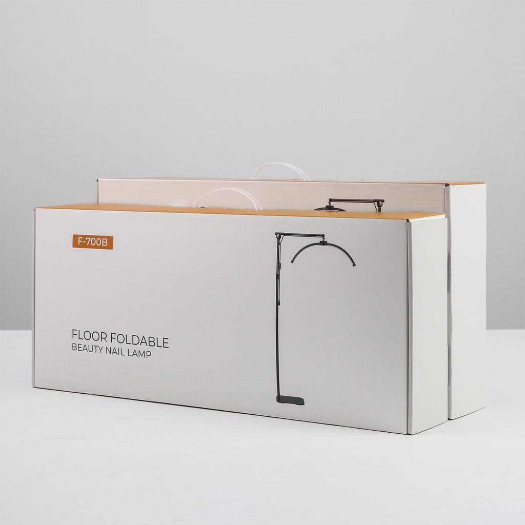 308LED 28 Inch U-shape Floor Beauty Lamp Nail & Lash Moon Lamp Three Color Temperatures and Ten