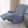 Elegant Elastic Bubble Grid Tub Single Armchair Cover with Armrests, Soft and Comfortable Single Seats Sofa Cover for Relaxation