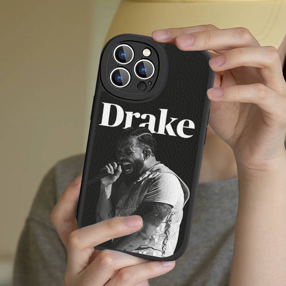 Sänger Rapper D-Drake Handyhülle Für IPhone 16 15 14 13 12 11 Pro Max Plus 16E Weiche Lederhülle