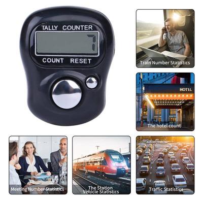 Contatore digitale per anelli da dito Contatore di conteggio per maglieria portatile Clicker NUOVO Contatore per mini punti LCD