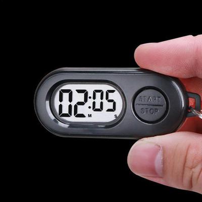Stop Timer Clock Outdoor Sports Time Counter Watch Pocket Size Ornament Digital Countdown Clock Accessories for Cooking Training