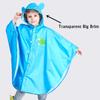 Children Poncho Raincoat Kids Boys Cloak Type Rainwear Rain Coat Waterproof Baby Animal Raincoats Student Girls Poncho Raincoat