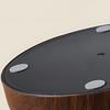 Plastic Fruit Bowl Large Modern Textured Fruit Holder Stand with Removable Pedestal Decorative Vegetable Basket for Kitchen Counter Dining Table