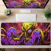 Oktopus Meeresungeheuer Punk Mauspad Groß Gamer Tastatur Schreibtischmatte Computer Gaming Matte XXL Erweitert 30x60cm Büro PC Zubehör