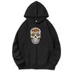 Leisure Btc Crypto Currency Skull Cool Bitcoin Graphic Hooded Sweatshirts Spring Autumn Cotton Hooded Shirt Unisex Sportswear