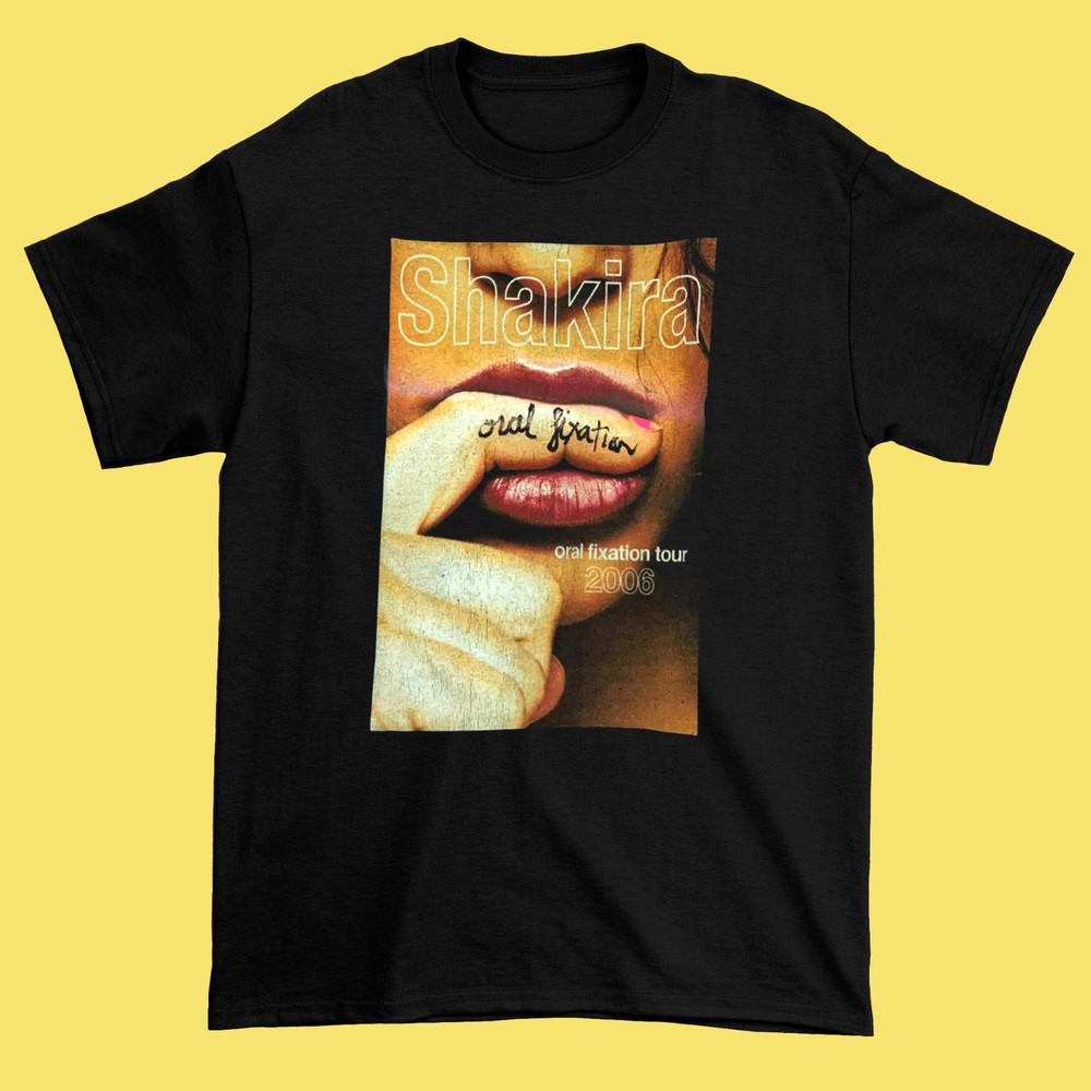 

Shakira Oral Fixation Black Unisex ALl size shirt C161 Unisex T-Shirt XL