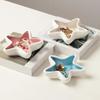Beach Themed Earthenware Jewelry Dish Decorative Storage Solution For Daily Accessories And Present Box Included
