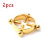 2Pcs Edelstahl Nicht Stechende Nippel Klemmen Ring Sexy Schmuck Dekoration Stimulieren G Punkt Schmerzlos Erwachsene Sex Spielzeug für