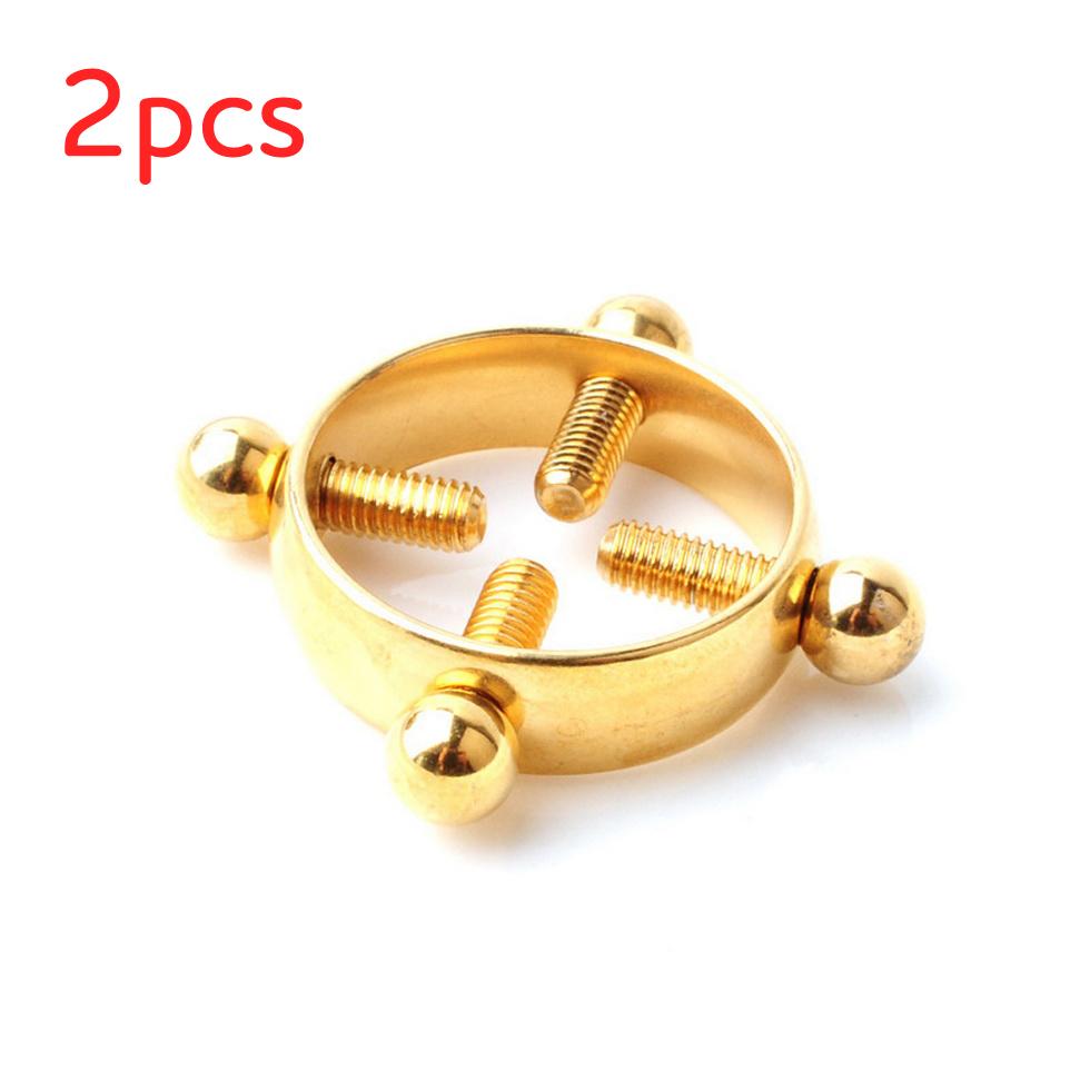 2Pcs Edelstahl Nicht Stechende Nippel Klemmen Ring Sexy Schmuck Dekoration Stimulieren G Punkt Schmerzlos Erwachsene Sex Spielzeug für
