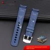 For Omega New Seamaster 300 Universe 007 Curved End Fluorous Rubber Silicone Watchband 20mm 22m Watch Soft Strap Men Replacement