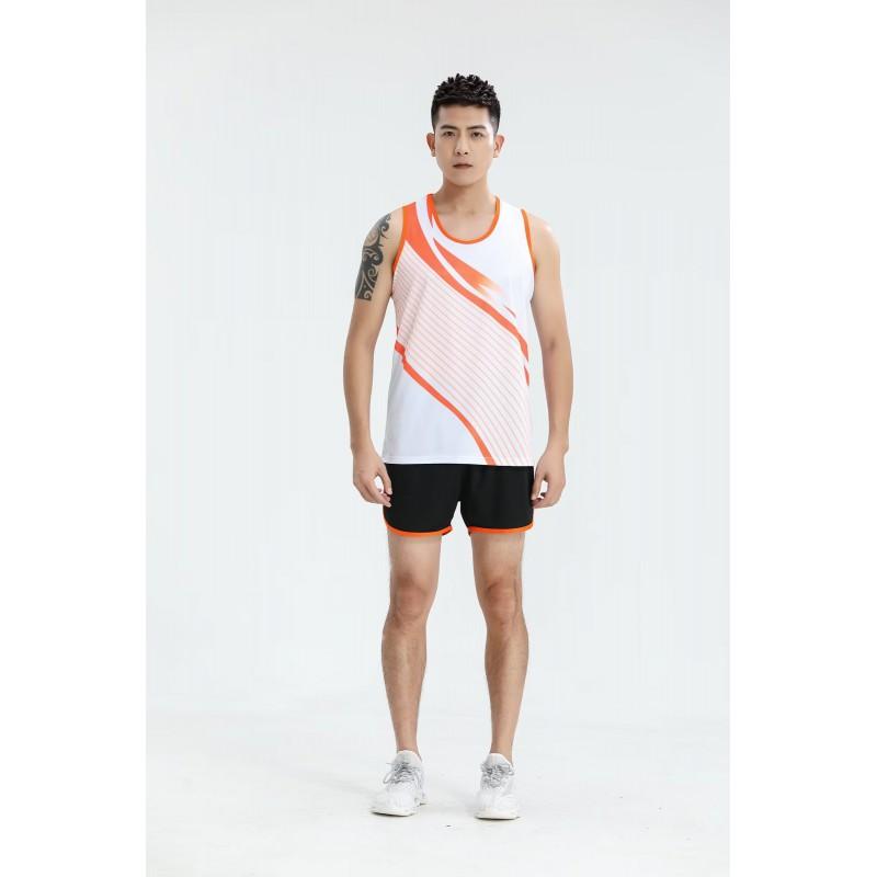 Track Field Training Suit Kids Adults Breathable Running Sportswear Competitions