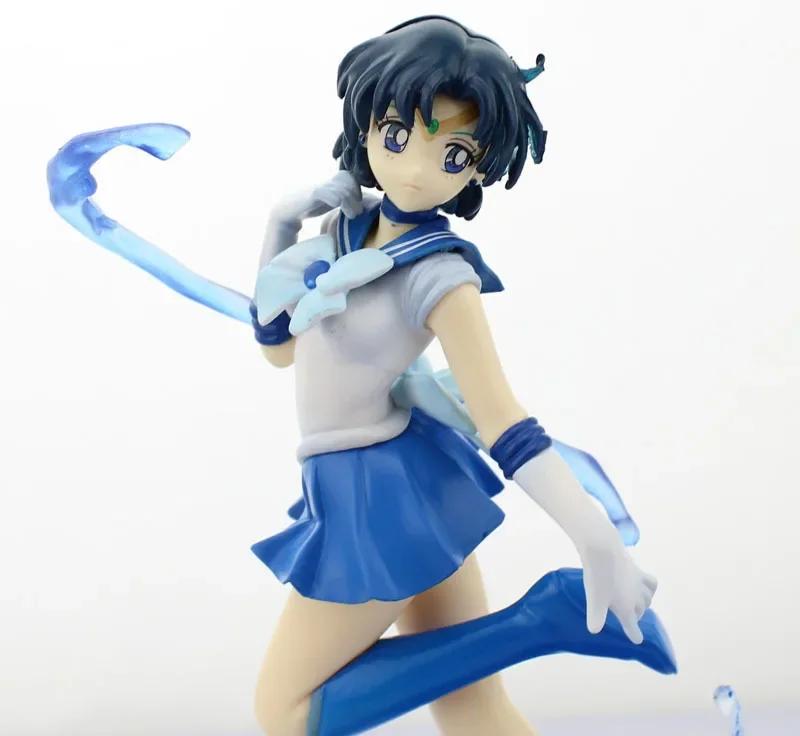 Anime Sailor Moon Tsukino Usagi Tuxedo Mask Sailor Venus Mercury Mars Jupiter Cake Decorations Room Ornament Action Figures Toys