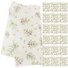 50 Sheets Waterproof Oil Proof Food Wrapping Paper for Sandwiches Cookies Fried Chicken Cake Bread Packing Paper Grease
