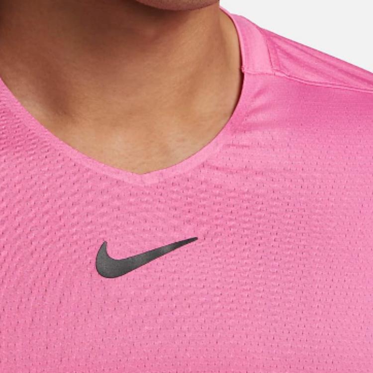 New Nike T Shirts Men's Dark Pink DD8317-684