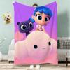 True Rainbow Kingdom Throw Lightweight 240G Flannel Blanket Soft Skin-Friendly For Summer Cooling