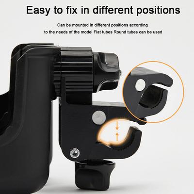 2-in-1 Stroller Cup Holder with Phone Holder Golf Cart Cup Holder Bottle Holder for Stroller Bike Wheelchair Walker Scooter