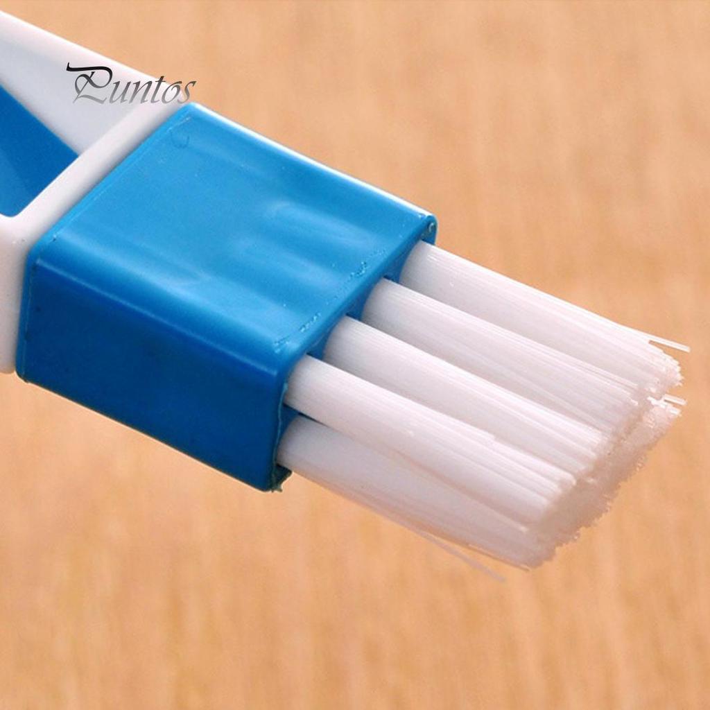 Keyboard Window Groove Cleaning Brush for Slits Slot Cleaning Tool with Dustpan