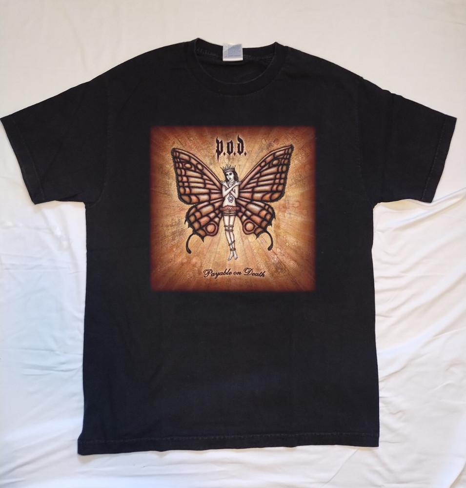 Collection P.O.D. Band Payable On Death Tee Shirt Black All Size Unisex T-Shirt XXXXL
