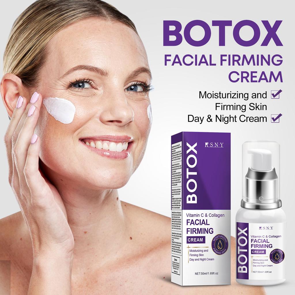 50ml Zpevňující krém Hydratační Vyživující Rozjasňující Omlazující Redukuje Jemné Vrásky Působí Vyživuje Hydratuje Hladká a Jemná