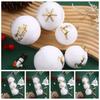 NEW Foam Christmas Hanging Balls Plastic Xmas Party Favors Xmas Tree Ornaments White Merry Christmas Decoration Christmas