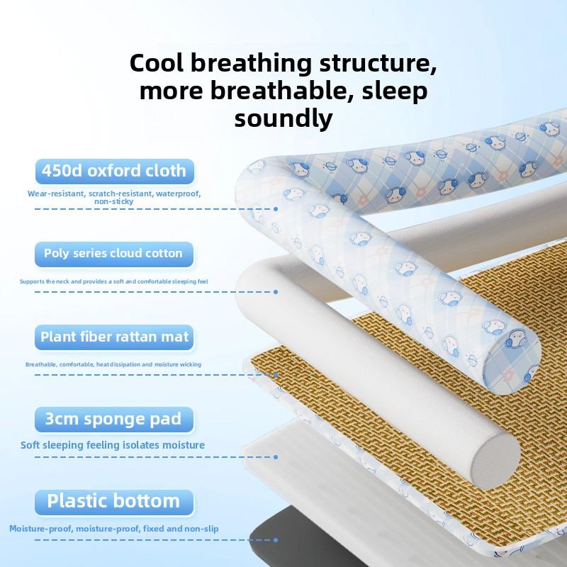 Spring and Summer Removable and Washable Dog Cool L-shaped Mat Kennel Medium and Small Dog Sofa Nest Cat Nest Pet Nest Cushion