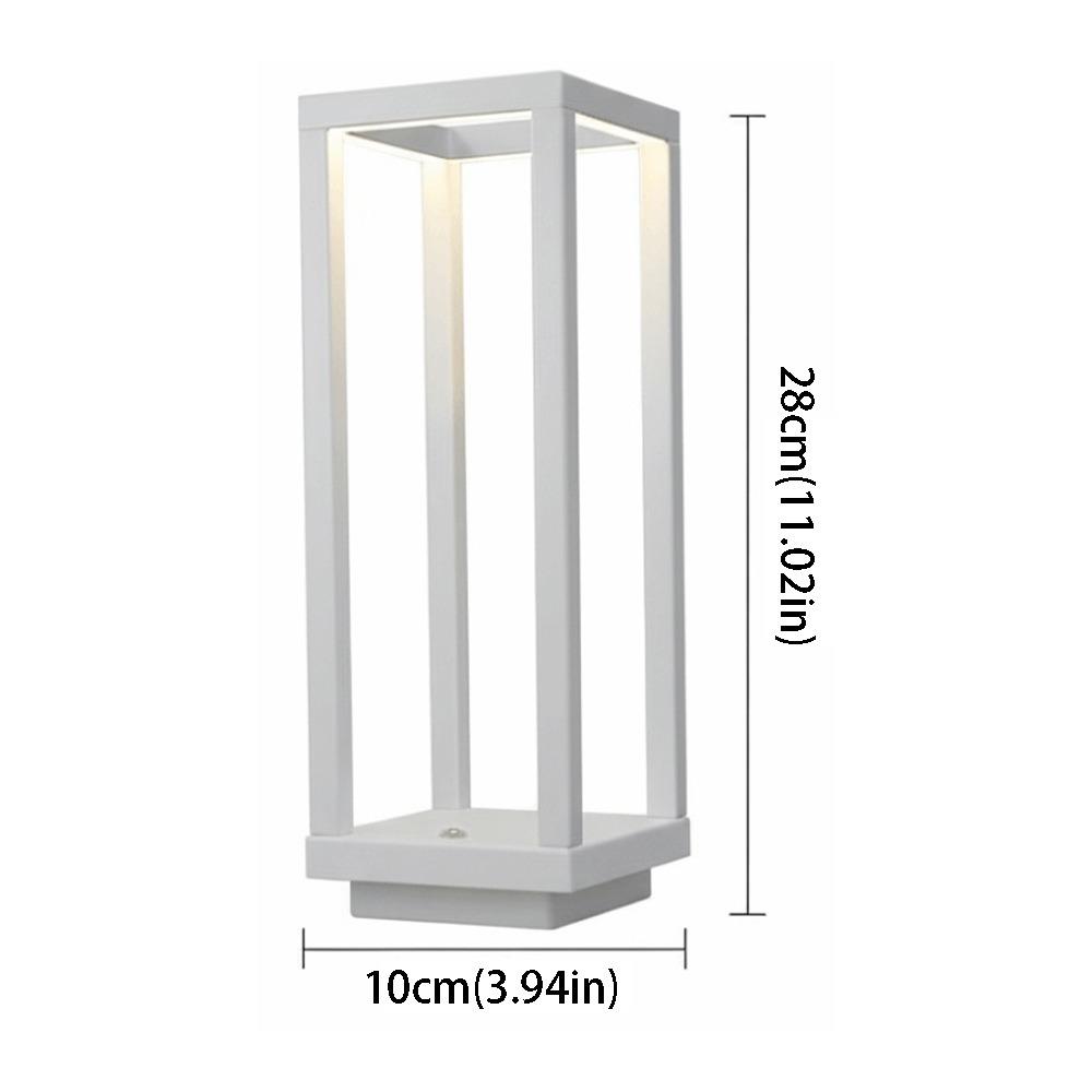 Modern European Design LED Table Lamp Waterproof Ip65 Rechargeable Rechargeable Table Lamp Decorative Lighting LED Technology белый