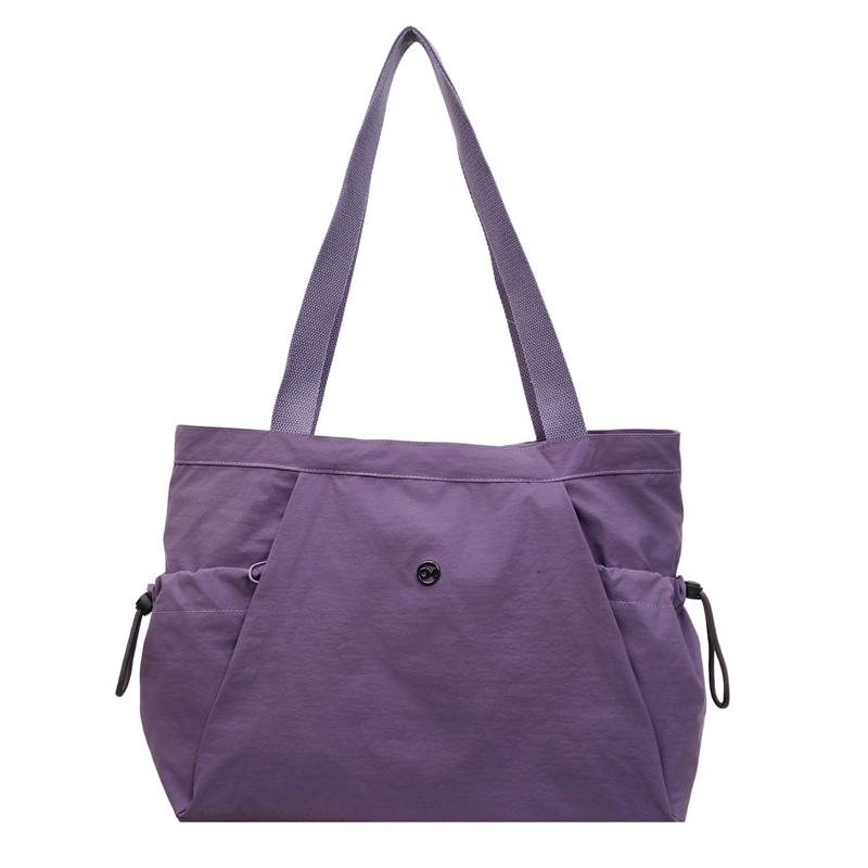 Water-Resistant Nylon Tote Bag for Women – Lightweight and Durable Everyday Shoulder Bag with Multiple Pockets