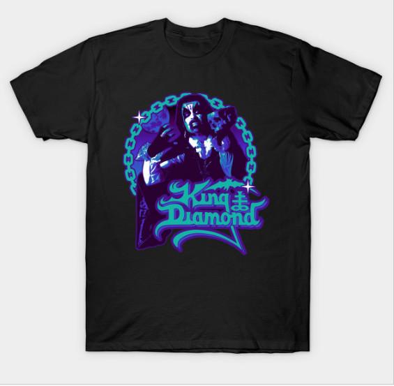 King Diamond - Abigail Сине-черная Мужская S-2345XL Футболка Унисекс Футболка XXXL